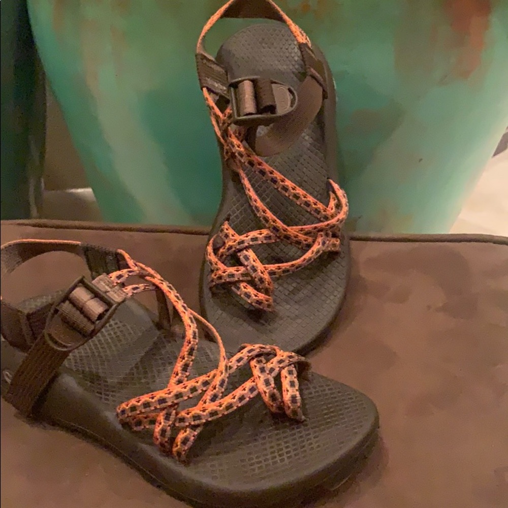 Chaco orange and brown